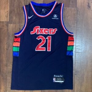 Nike Joel Embiid Philadelphia 76ers Spectrum Jersey